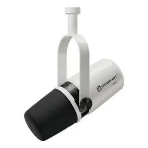 Micrófono Dinamico Relacart Pm3w Podcast Salida Xlr Con Pre +26db