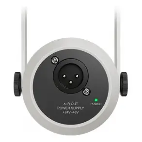 Micrófono Dinamico Relacart Pm3w Podcast Salida Xlr Con Pre +26db