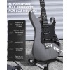 Pack Guitarra Electrica Gris con Amplificador Donner EC6961