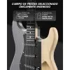 Pack Guitarra Electrica Gris con Amplificador Donner EC6961