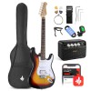 Pack Guitarra Electrica Sunburst con Amplificador Bluetooth Donner EC1098