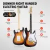 Pack Guitarra Electrica Sunburst con Amplificador Bluetooth Donner EC1098