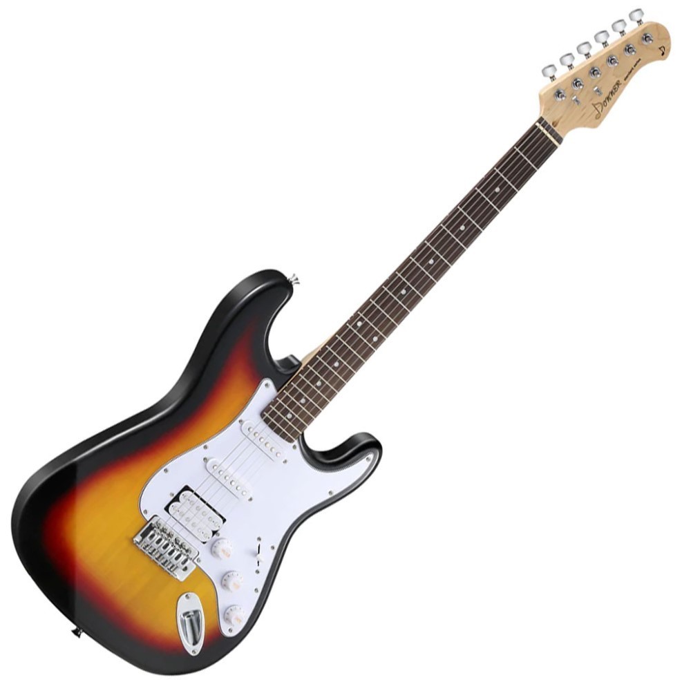 Pack Guitarra Electrica Sunburst con Amplificador Bluetooth Donner EC1098