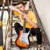 Pack Guitarra Electrica Sunburst con Amplificador Bluetooth Donner EC1098