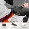 Pack Guitarra Electrica Sunburst con Amplificador Bluetooth Donner EC1098