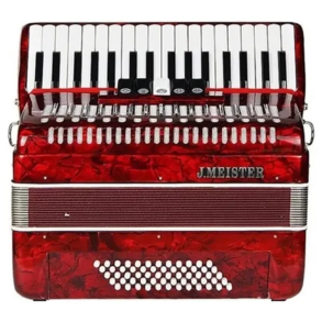 Acordeon J Meister Tecla 48 Bajos 5 Registros