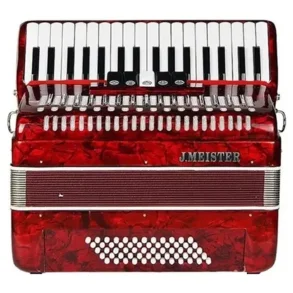 Acordeon J Meister Tecla 48 Bajos 5 Registros
