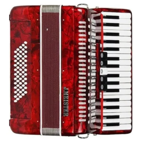 Acordeon J Meister Tecla 48 Bajos 5 Registros