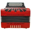 HOHNER A4924S Acordeón Diatónico Verdulero REY VALLENATO ROJO