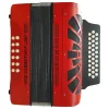 HOHNER A4924S Acordeón Diatónico Verdulero REY VALLENATO ROJO