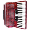 Acordeon a Piano Corelli 34 Teclas 72 Bajos con funda y correa JH2021 RD