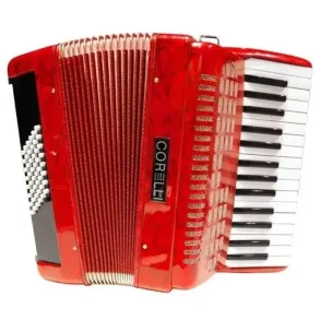 Acordeon a Piano Corelli 41 Teclas 120 Bajos Con Funda JH2008 RD
