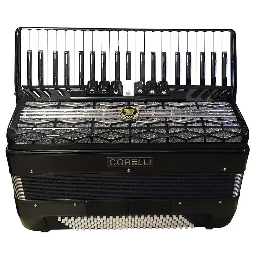 Acordeon a Piano Corelli 41 Teclas 120 Bajos Con Funda JH2008 BK