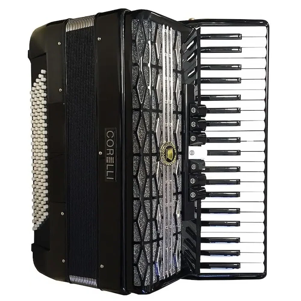Acordeon a Piano Corelli 41 Teclas 120 Bajos Con Funda JH2008 BK