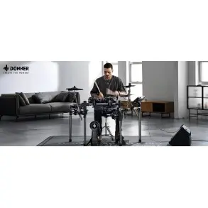 Bateria Electronica 5 Cuerpos Mesh Donner EC6983