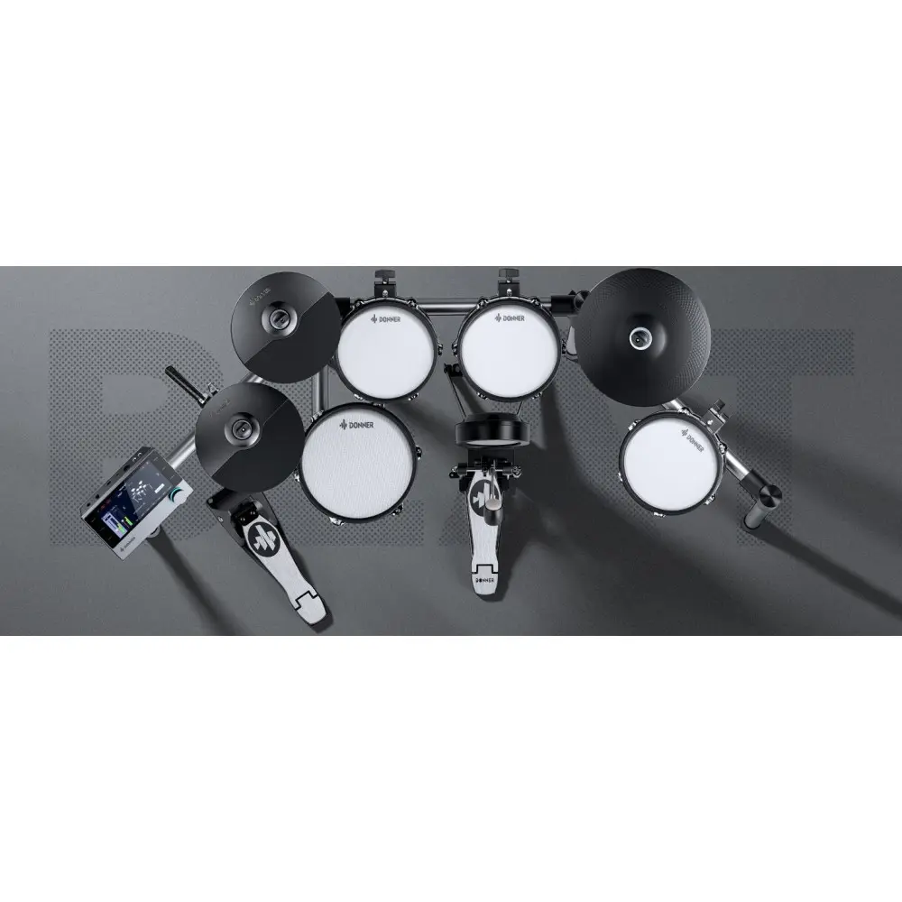 Bateria Electronica 5 Cuerpos Mesh Donner EC6983