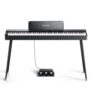 Piano Digital 88 Teclas Negro Donner EC7134