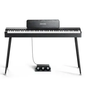 Piano Digital 88 Teclas Negro Donner EC7134