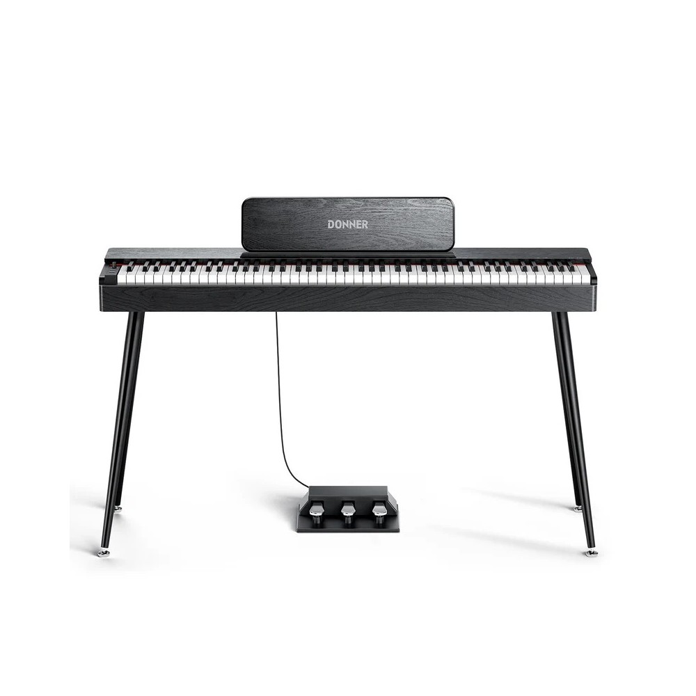 Piano Digital 88 Teclas Negro Donner EC7134