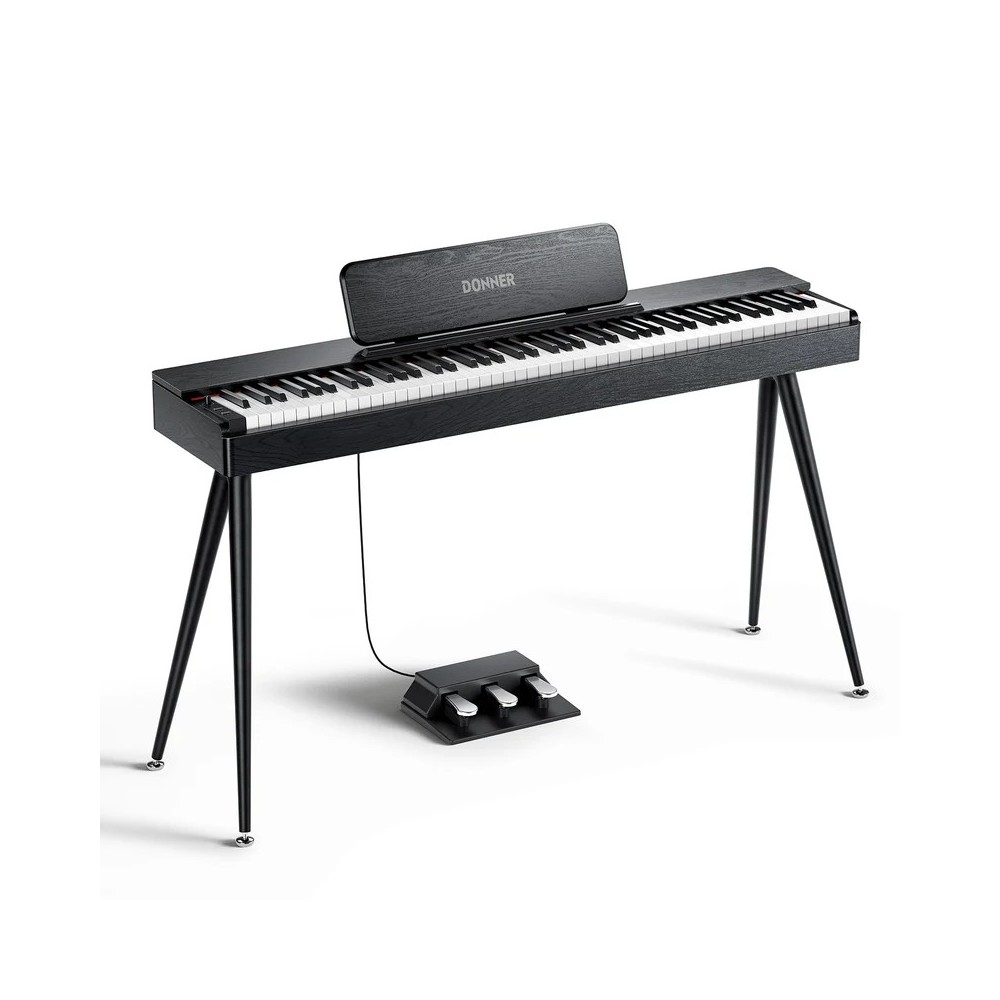 Piano Digital 88 Teclas Negro Donner EC7134