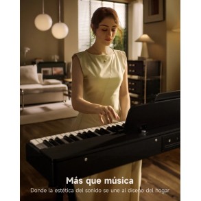 Piano Digital 88 Teclas Negro Donner EC7134