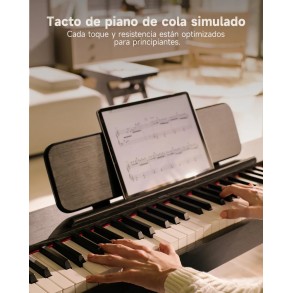 Piano Digital 88 Teclas Negro Donner EC7134