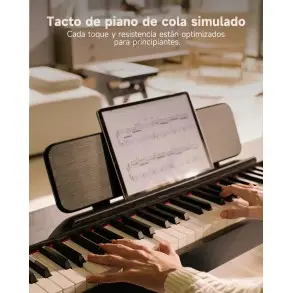 Piano Digital 88 Teclas Negro Donner EC7134