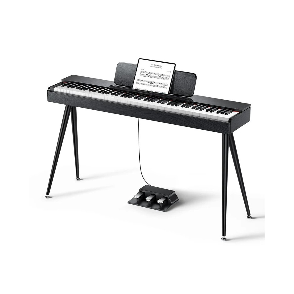 Piano Digital 88 Teclas Negro Donner EC7134