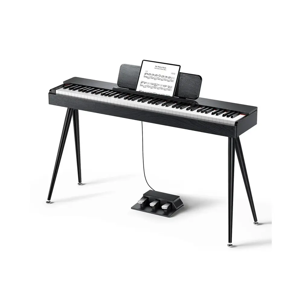Piano Digital 88 Teclas Negro Donner EC7134