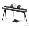 Piano Digital 88 Teclas Negro Donner EC7134