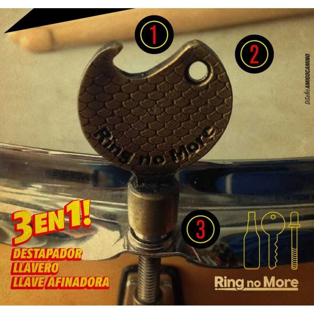 Box Drum 1 Pad + Palos + Funda + Llave de Afinar 3 en 1