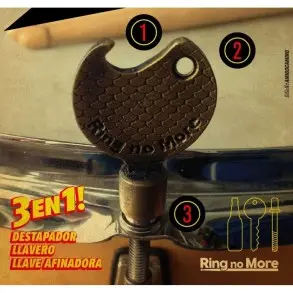 Box Drum 2 P Palos + Funda + Perfume + Llave de Afinar 3 en 1