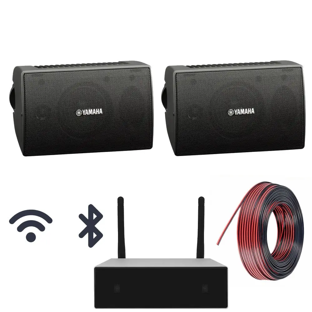 Combo Musica Parlantes Pared 4" Amplificador Smart WiFi Bluetooth