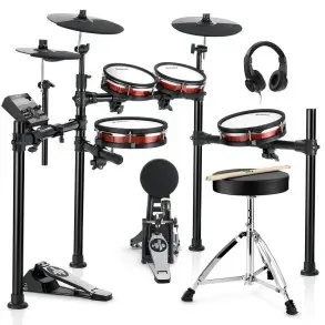 Bateria Electronica 5 Cuerpos Mesh Donner EC6781