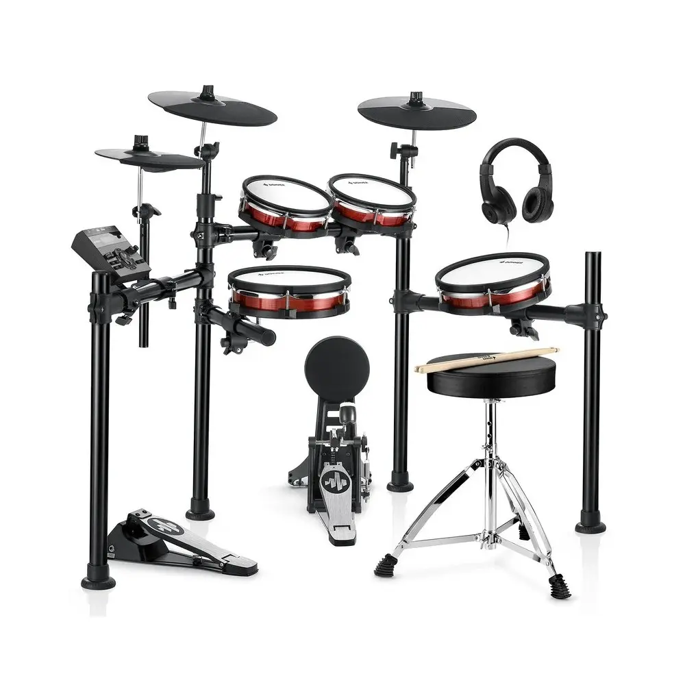 Bateria Electronica 5 Cuerpos Mesh Donner EC6781