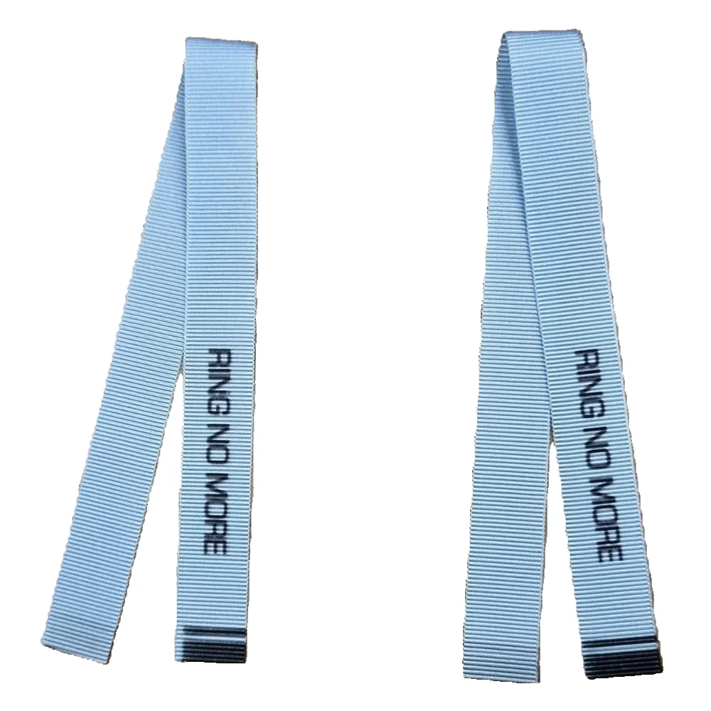 Ring No More Cinta Strap Para Tira Bordona De Redoblante Celeste Claro