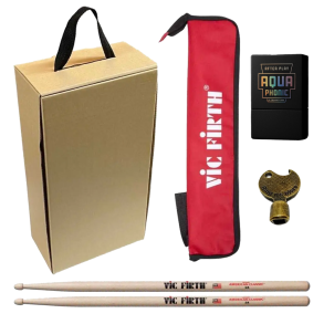 Box Drum 2 P Palos + Funda + Perfume + Llave de Afinar 3 en 1