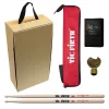 Box Drum Palos 5A + Funda + Perfume + Llave de Afinar 3 en 1