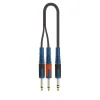Cable Plug TRS a 2 Plug TS Mono 2 Metros Quik Lok RKSA/100-2