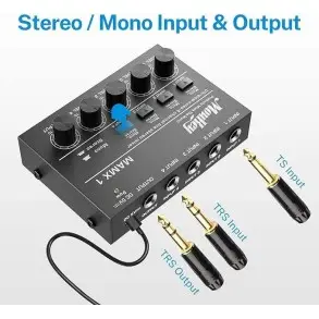 Mixer de Audio 4 Canales Stereo Donner MKO105