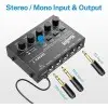 Mixer de Audio 4 Canales Stereo Donner MKO105