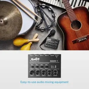 Mixer de Audio 4 Canales Stereo Donner MKO105