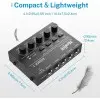 Mixer de Audio 4 Canales Stereo Donner MKO105