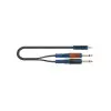 Cable Mini Plug TRS a 2 Plug Mono 2 Metros Quik Lok RKSA/140-2