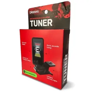 Box Regalo Guitarra Acustica 1 Afinador Recargable + Cable + Capodastro