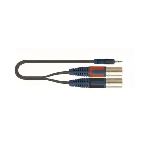 Cable Mini Plug TRS a Canon 2 XLR 3 Metros Quik Lok RKSA/192-3