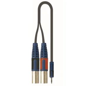 Cable Mini Plug TRS a Canon 2 XLR 5 Metros Quik Lok RKSA/192-5