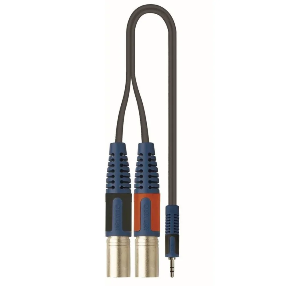 Cable Mini Plug TRS a Canon 2 XLR 5 Metros Quik Lok RKSA/192-5