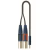 Cable Mini Plug TRS a Canon 2 XLR 5 Metros Quik Lok RKSA/192-5