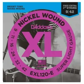 Encordado Daddario Exl110e Guitarra Electrica 009 1ra Extra